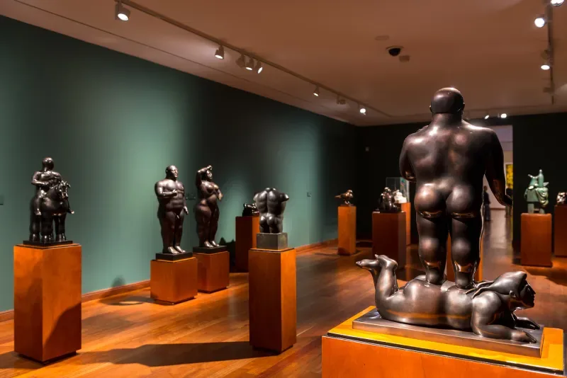 The Fernando Botero Museum where his works are exhibited. Part of the guided tours by experts