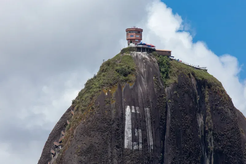 Climb the Piedra del Peñol and admire the beautiful landscape of Guatapé Medellín