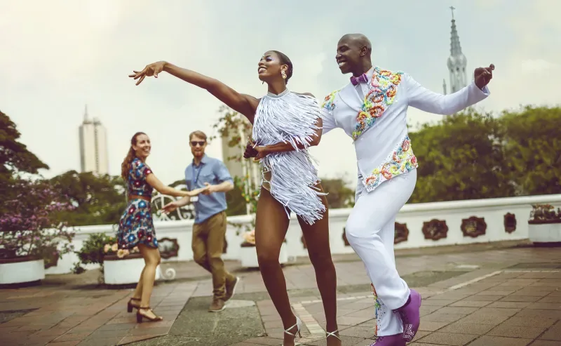Dancers at the World Salsa Festival