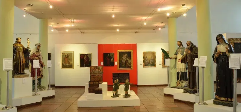Impresionante pieza del Museo Arquidiocesano de Arte Religioso de Tunja, que exhibe su colección de arte sacro colonial.