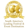 Sello World Travel Awards 2024 a mejor destino de festivales y eventos de Sudamérica