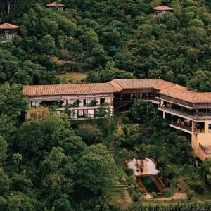 Vista panorámica de Cannúa Lodge 