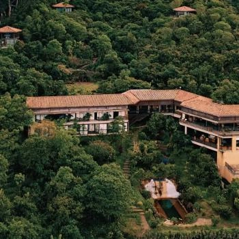 Vista panorámica de Cannúa Lodge 