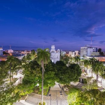 Chasse à courre sur la place Simón Bolívar