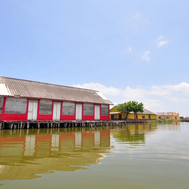 Die Pueblos palafito der Ciénaga Grande